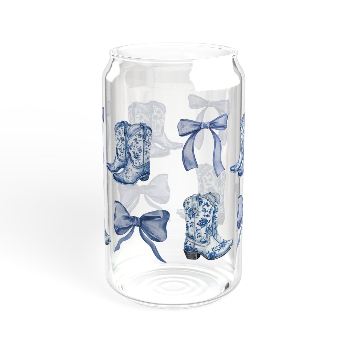 Coquette Cowgirl Glass Jar