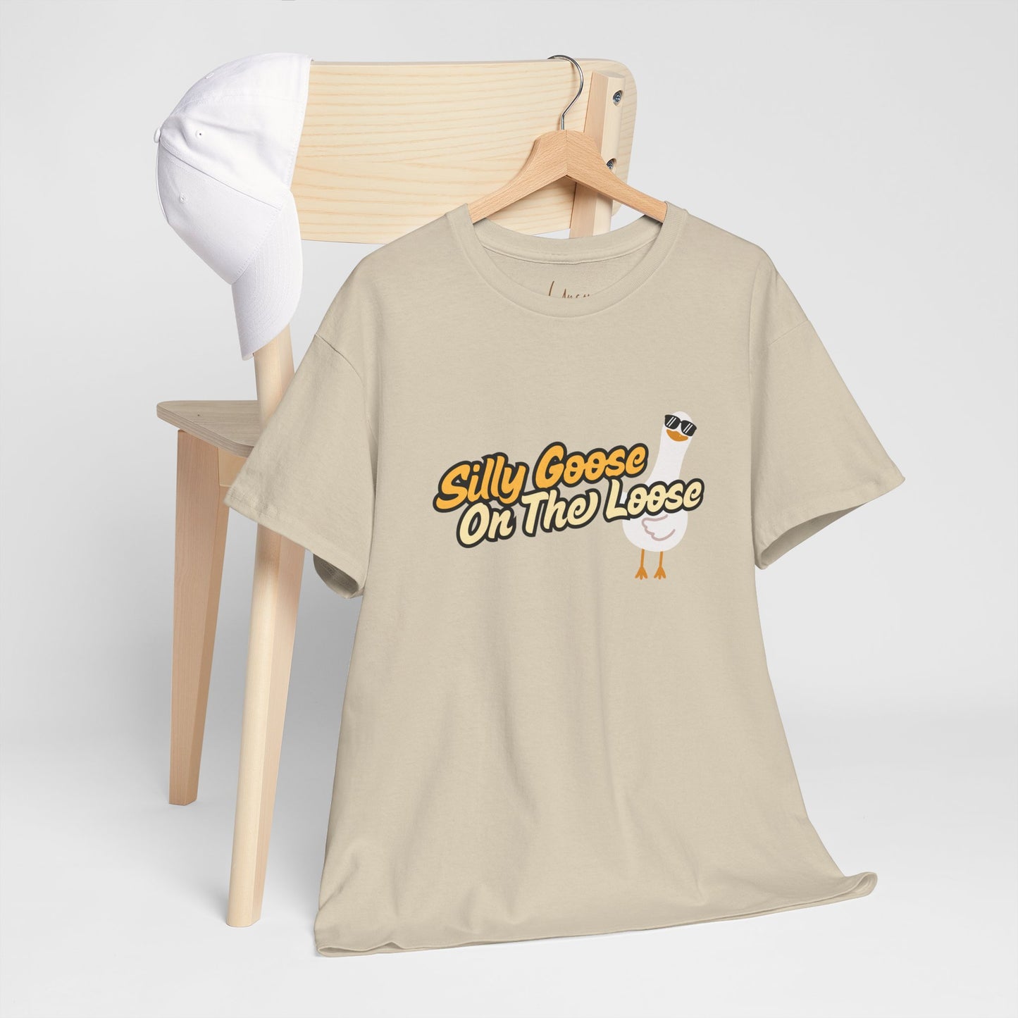 Silly Goose On The Loose Unisex Cotton Tee