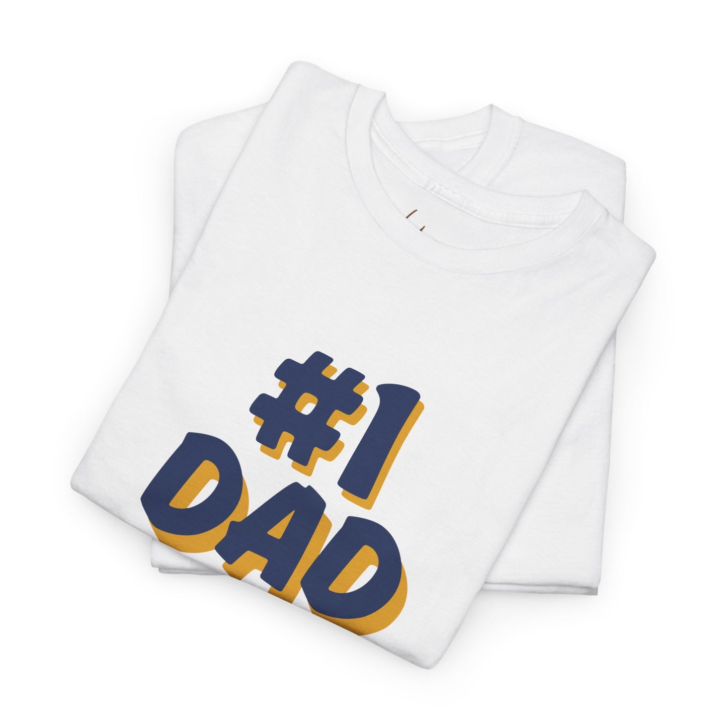 #1 Dad Cotton Tee - Perfect Father's Day Gift