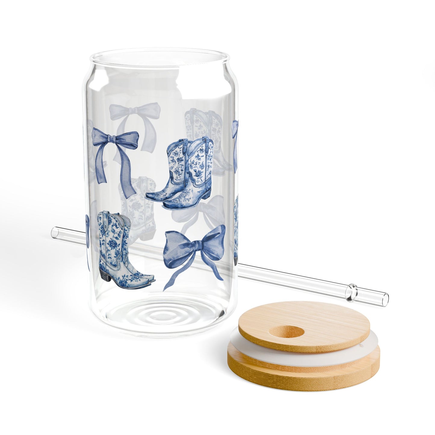 Coquette Cowgirl Glass Jar