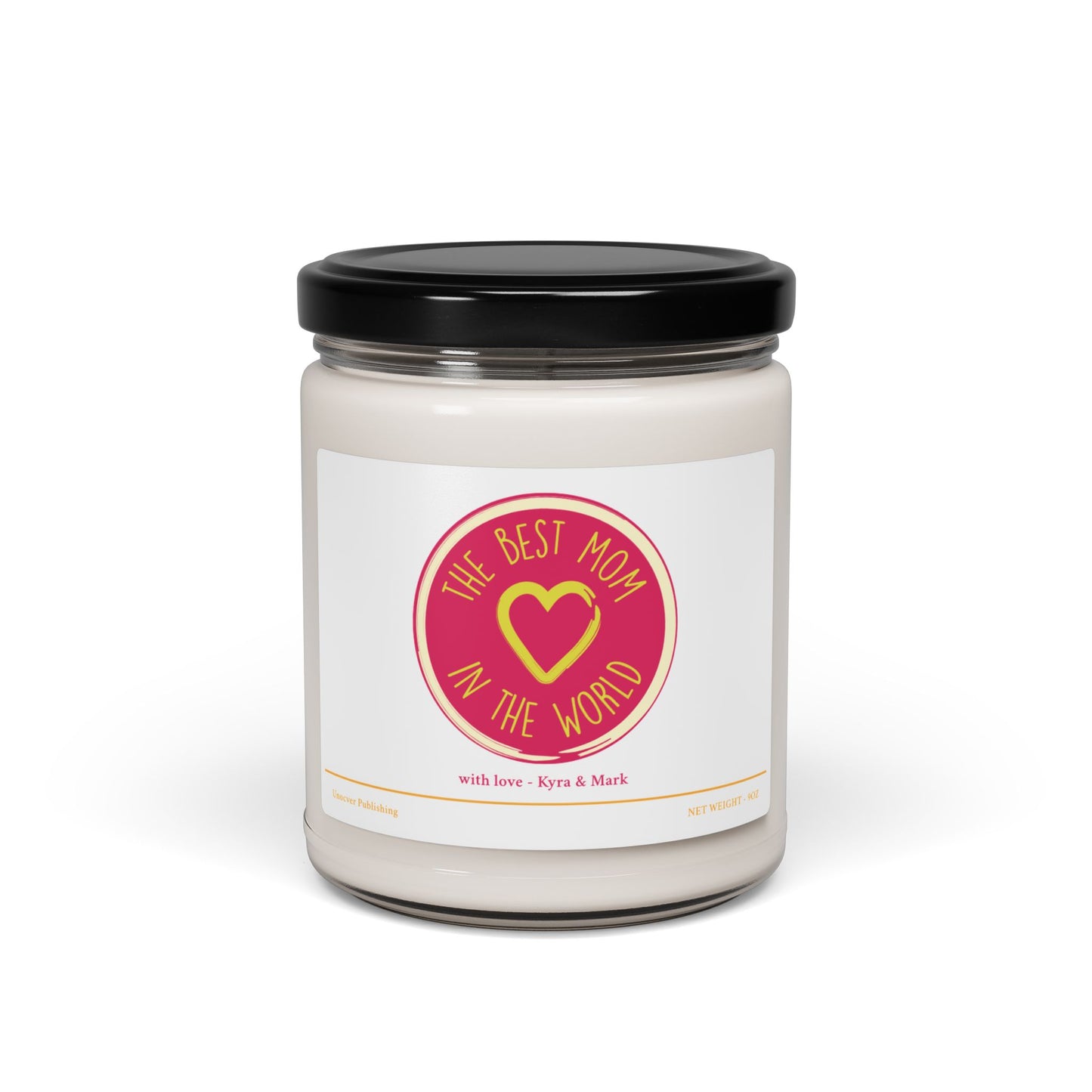 Best Mom in the World Custom Soy Candle