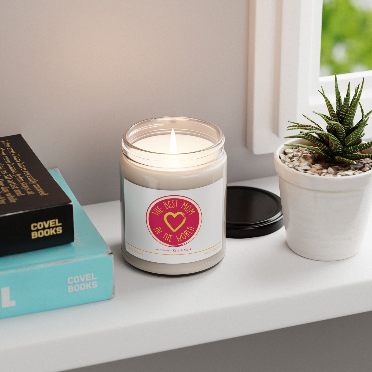 Best Mom in the World Custom Soy Candle
