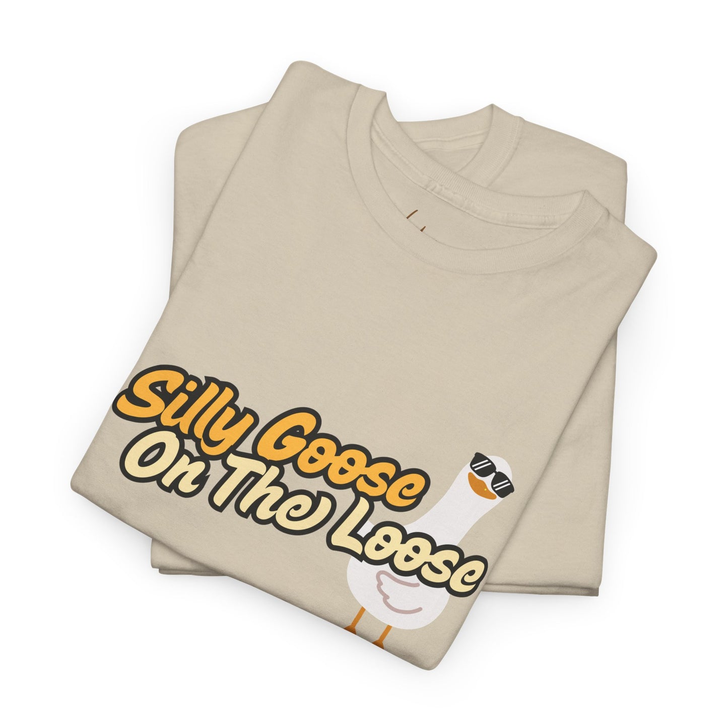 Silly Goose On The Loose Unisex Cotton Tee
