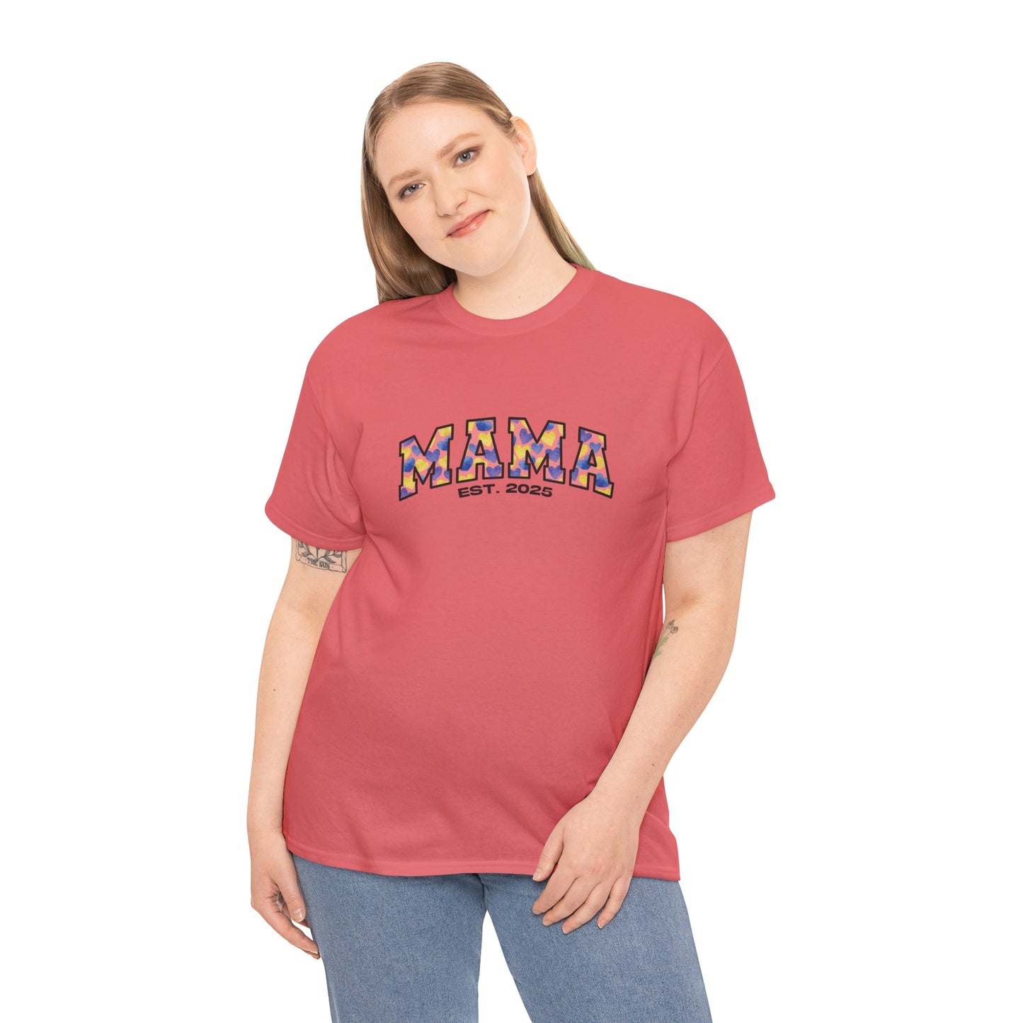 Radiate Love, Customizable Year MAMA Cotton Tee