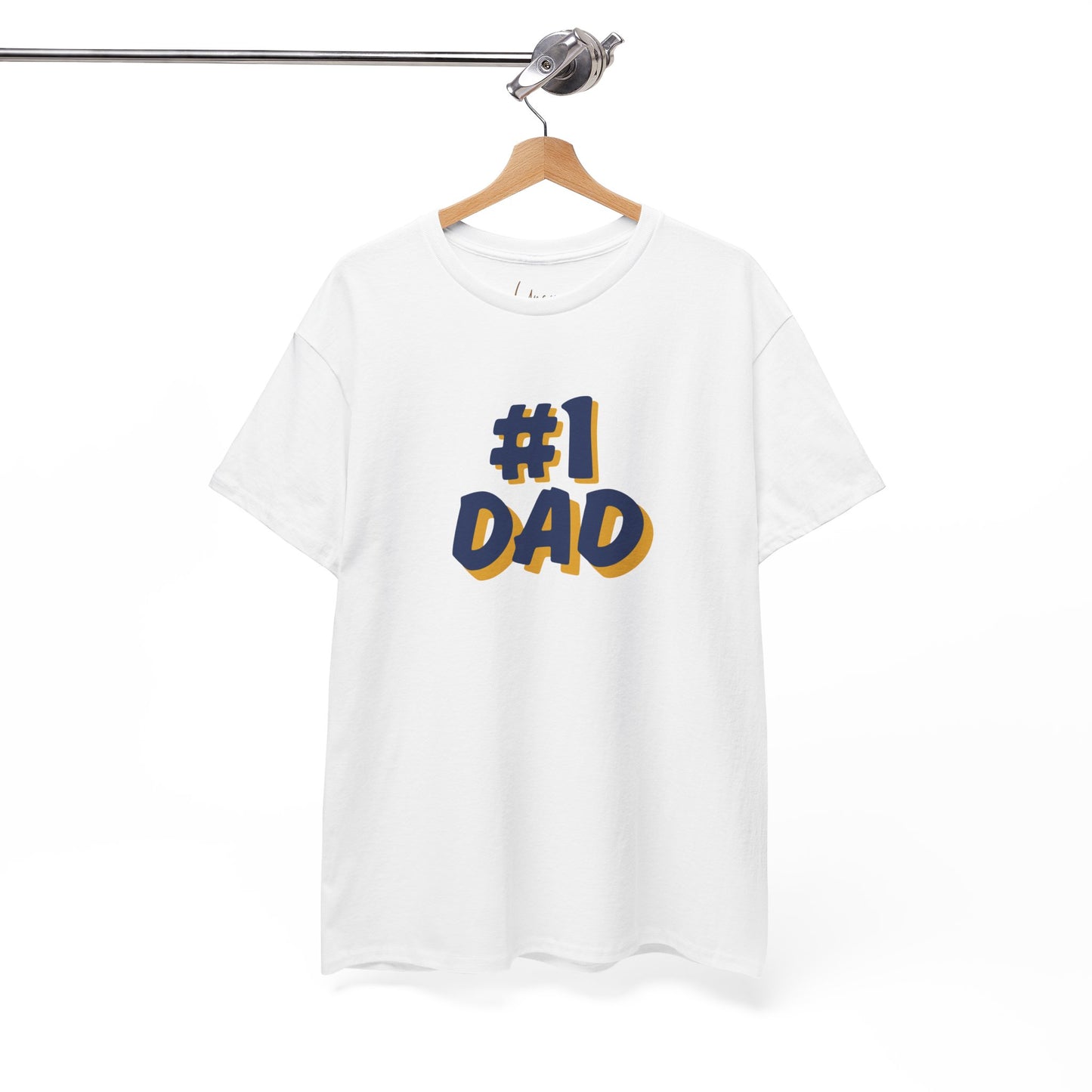 #1 Dad Cotton Tee - Perfect Father's Day Gift