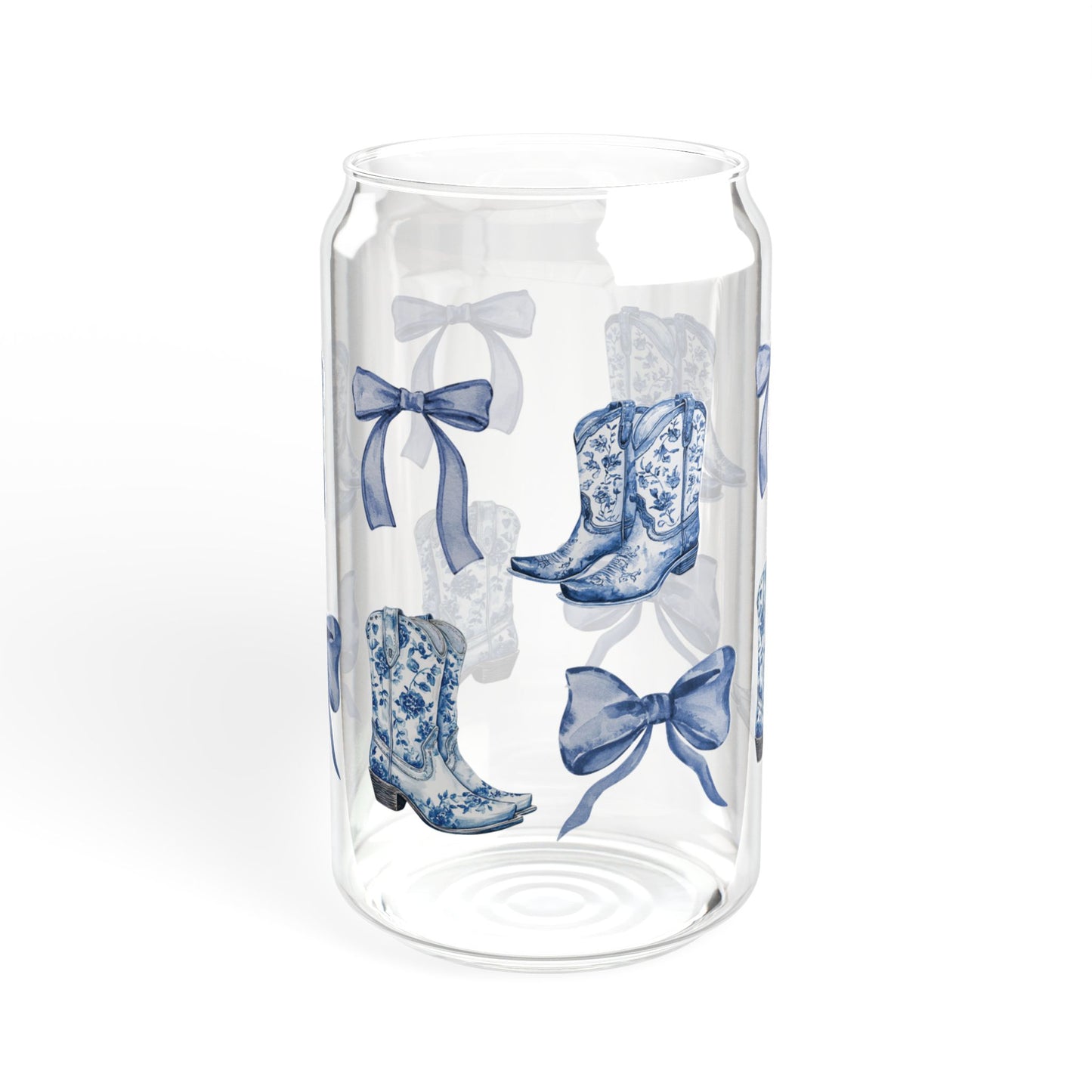 Coquette Cowgirl Glass Jar
