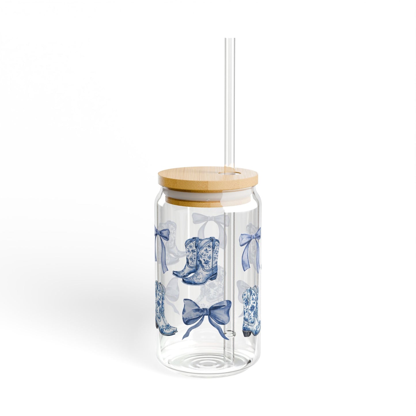 Coquette Cowgirl Glass Jar