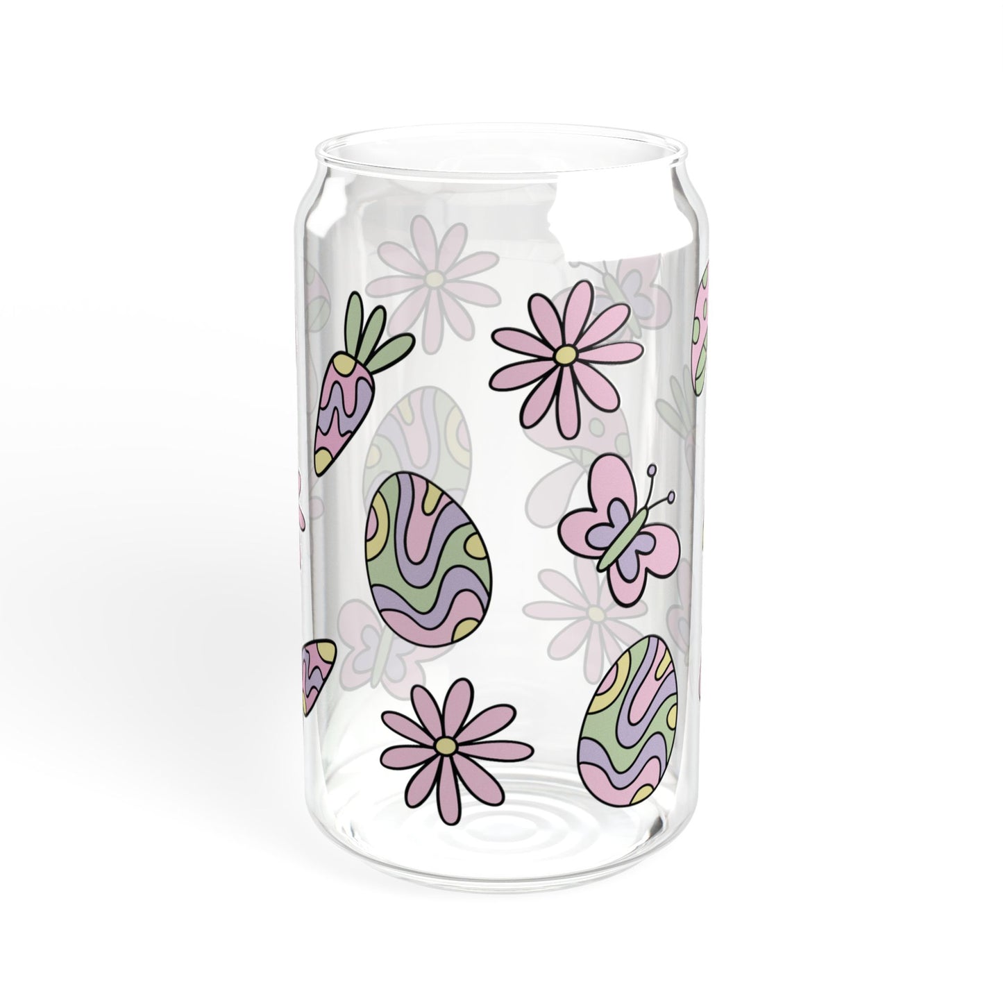 Easter Themed Glass Jar
