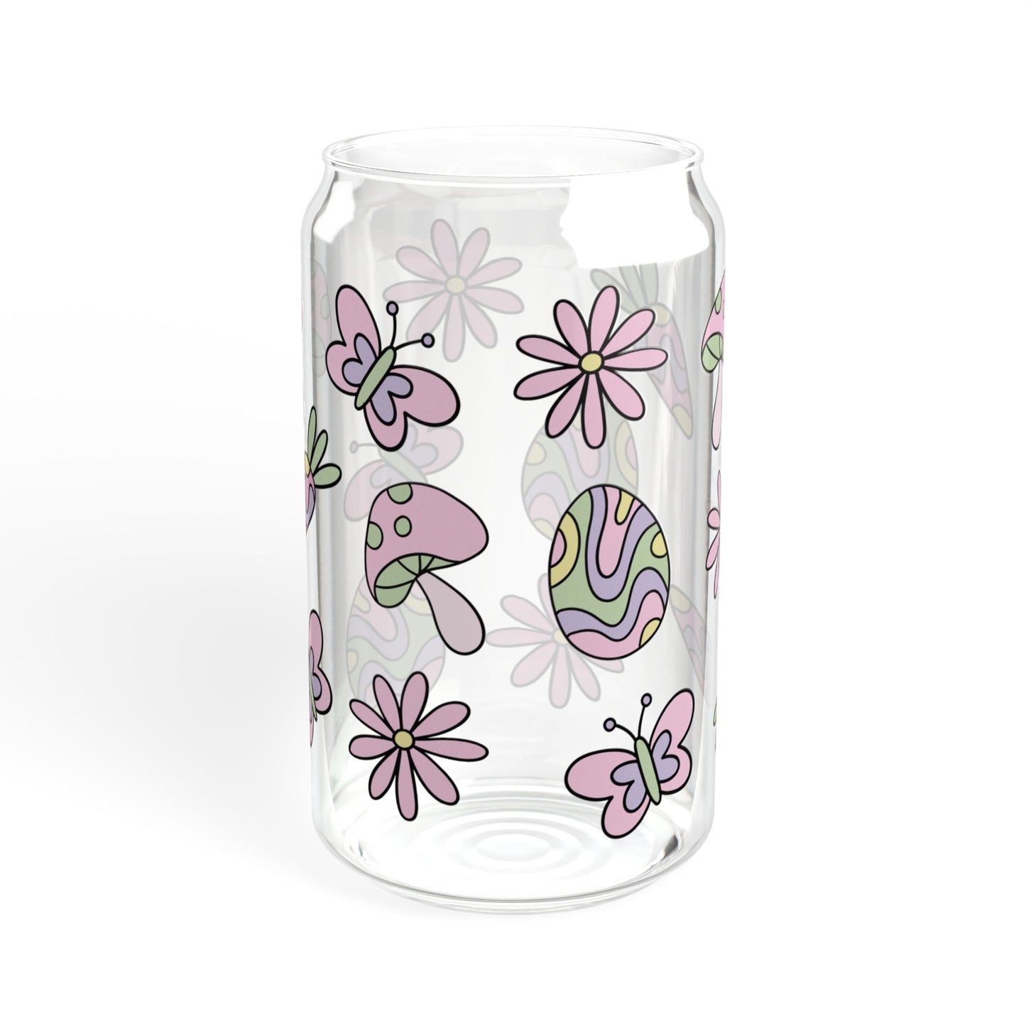 Easter Themed Glass Jar