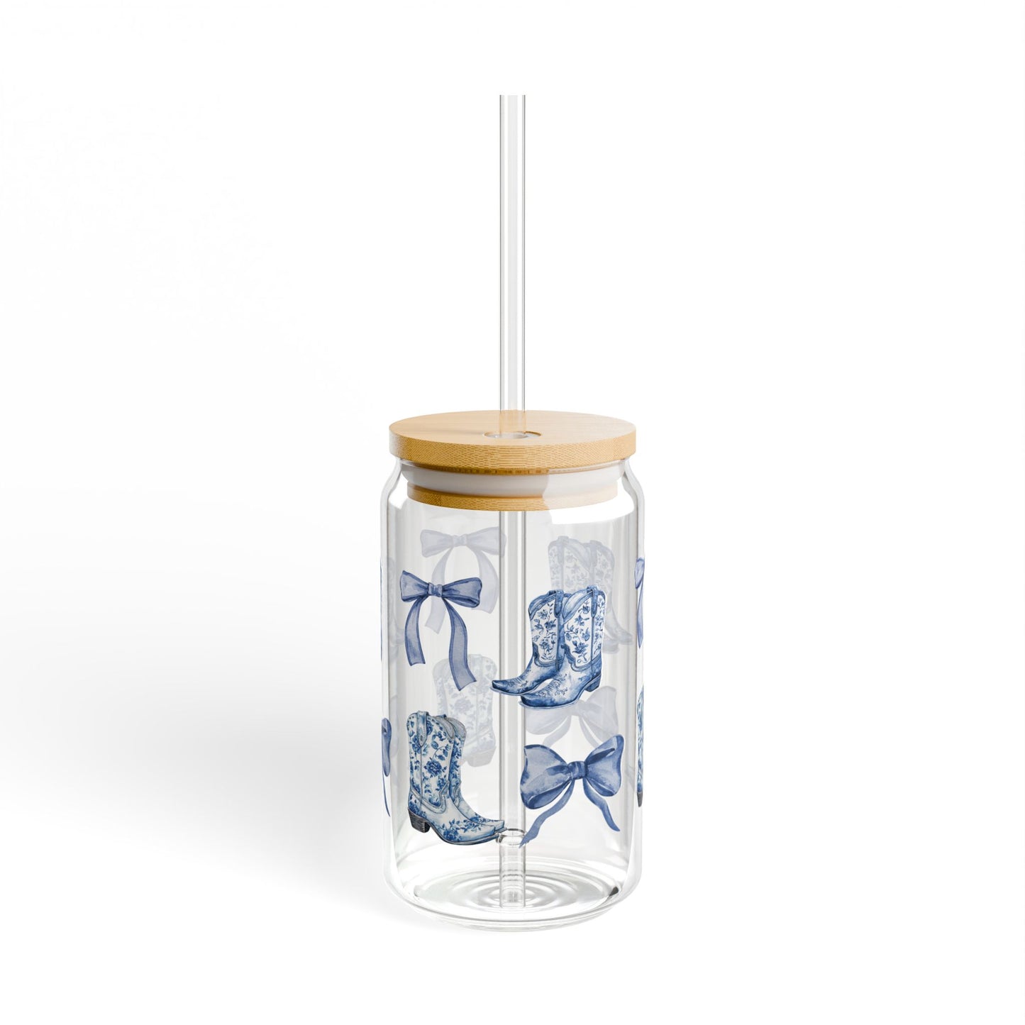 Coquette Cowgirl Glass Jar