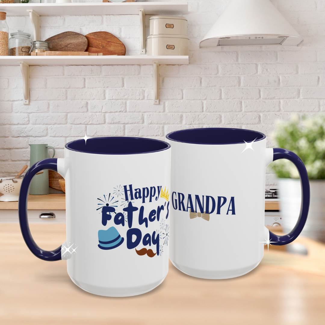 Customizable Grandpa Mug – Personalized Father's Day Gift