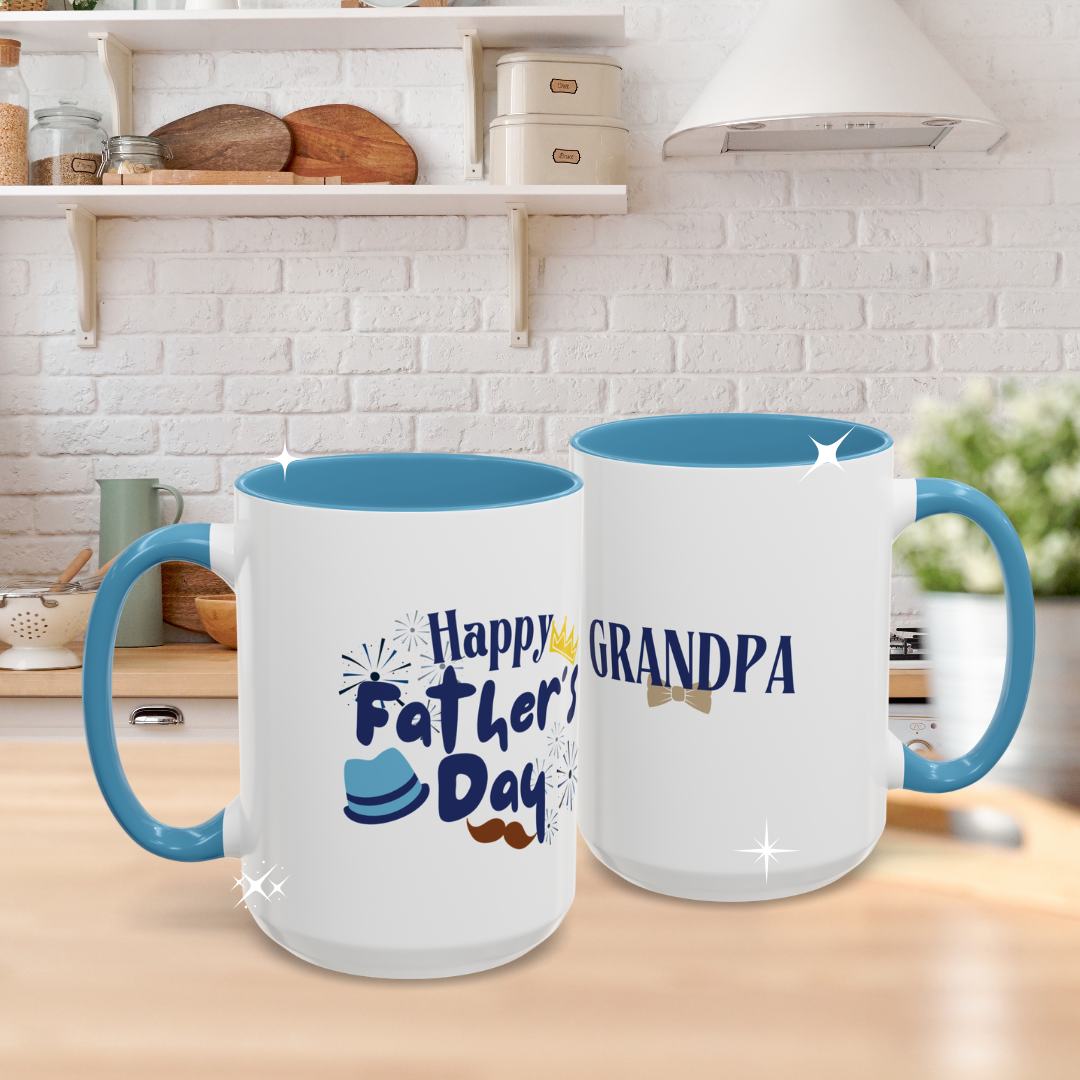 Customizable Grandpa Mug – Personalized Father's Day Gift
