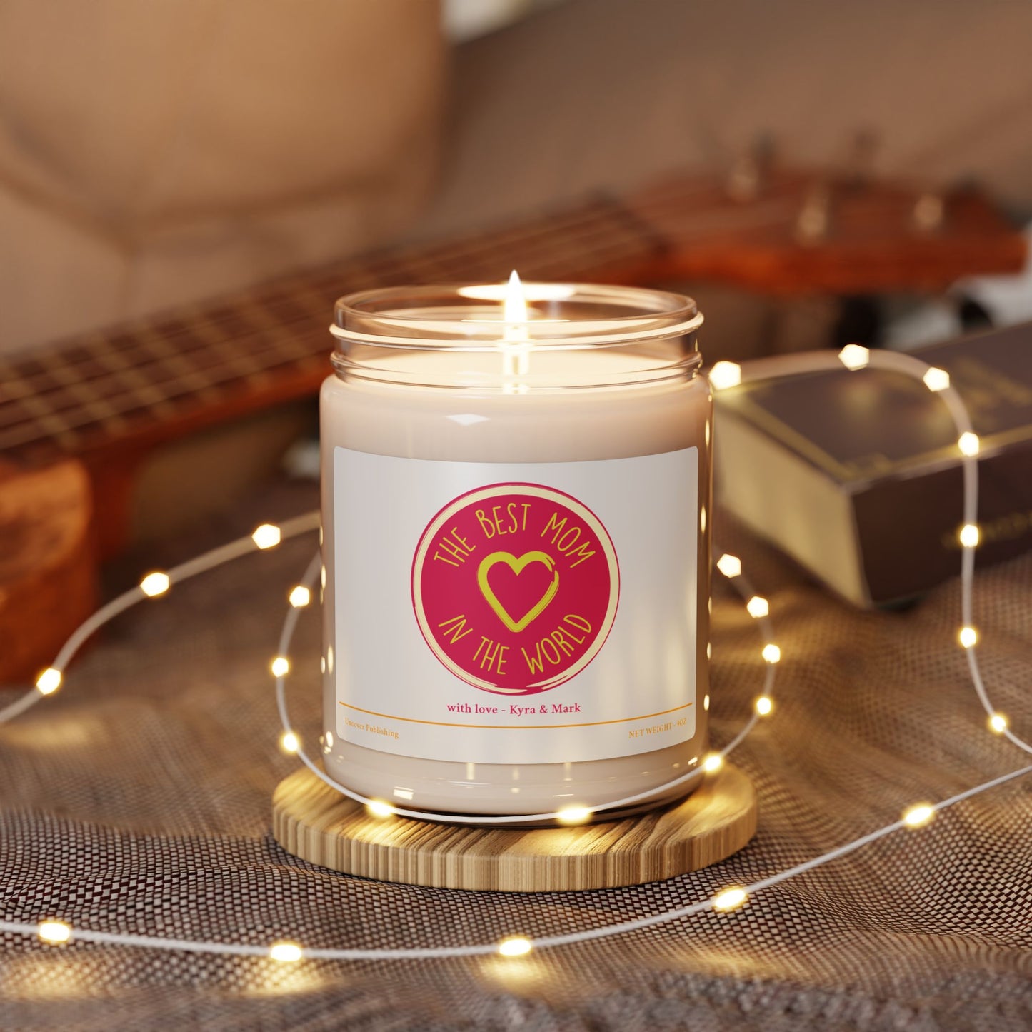 Best Mom in the World Custom Soy Candle