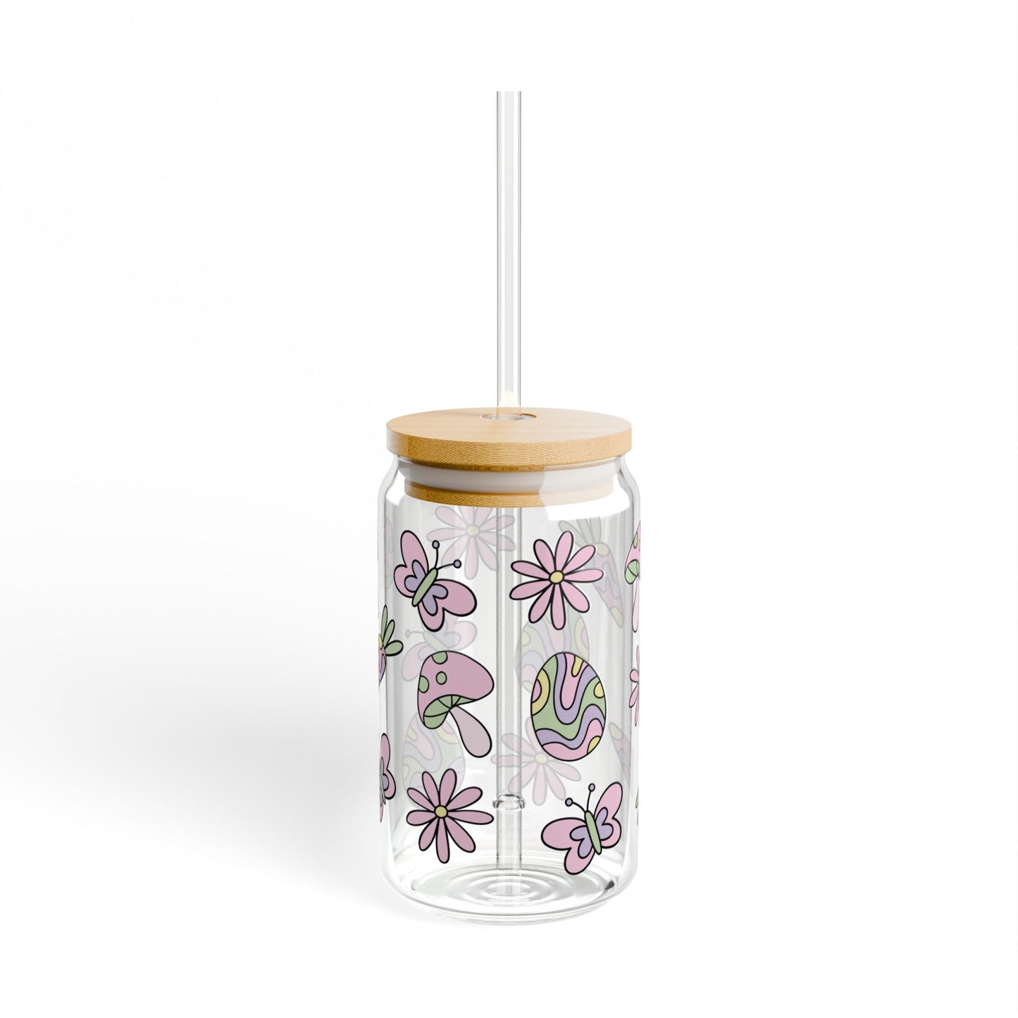 Easter Themed Glass Jar