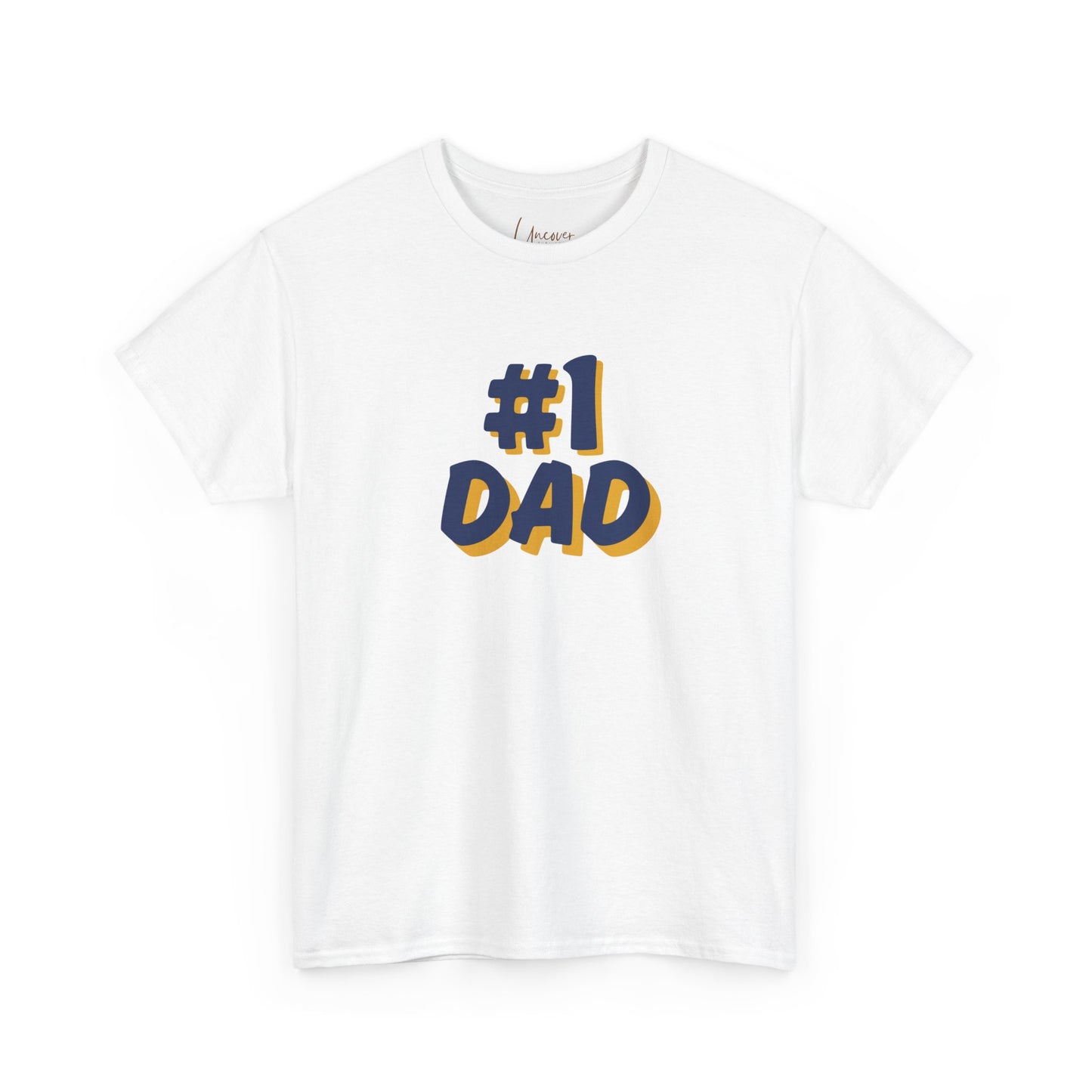 #1 Dad Cotton Tee - Perfect Father's Day Gift