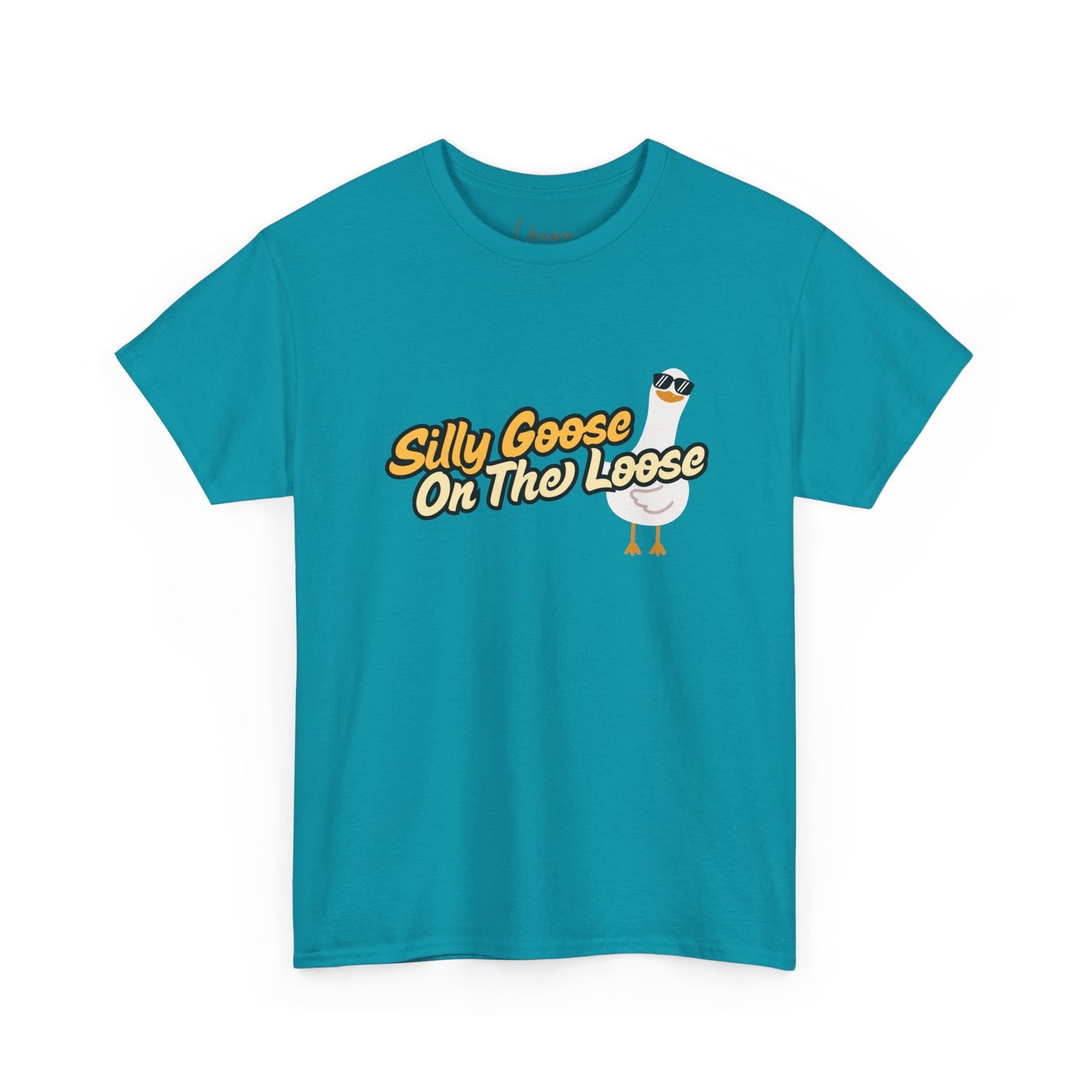 Silly Goose On The Loose Unisex Cotton Tee