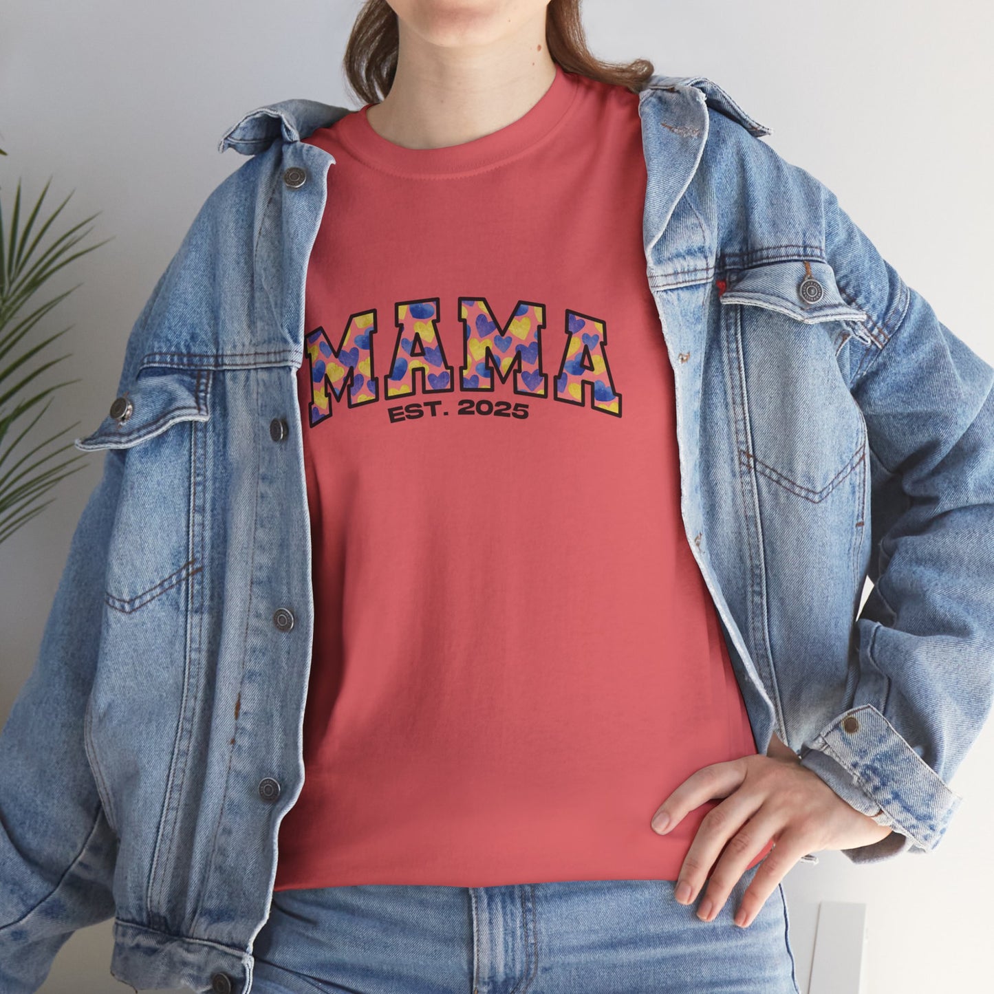 Radiate Love, Customizable Year MAMA Cotton Tee