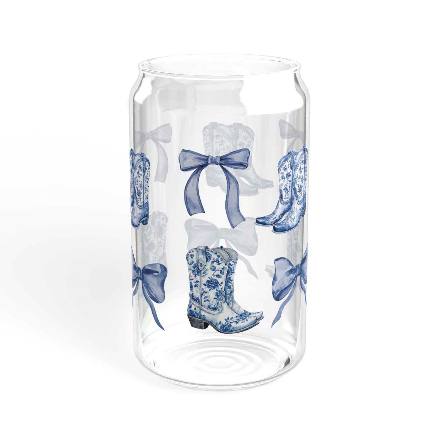Coquette Cowgirl Glass Jar
