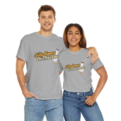 Silly Goose On The Loose Unisex Cotton Tee