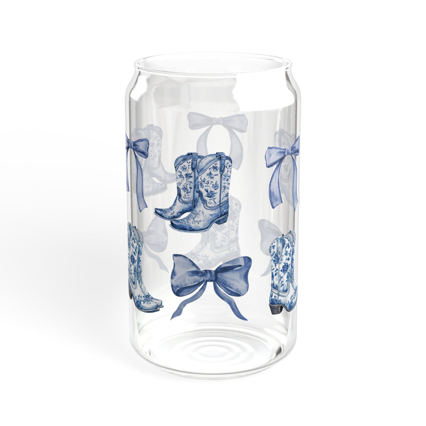 Coquette Cowgirl Glass Jar