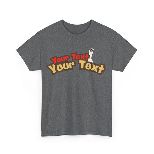 Personalized Silly Goose Unisex Graphic Cotton Tee