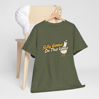 Silly Goose On The Loose Unisex Cotton Tee