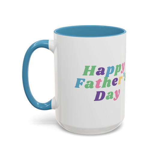 Customizable Colorful Father's Day Coffee Mug
