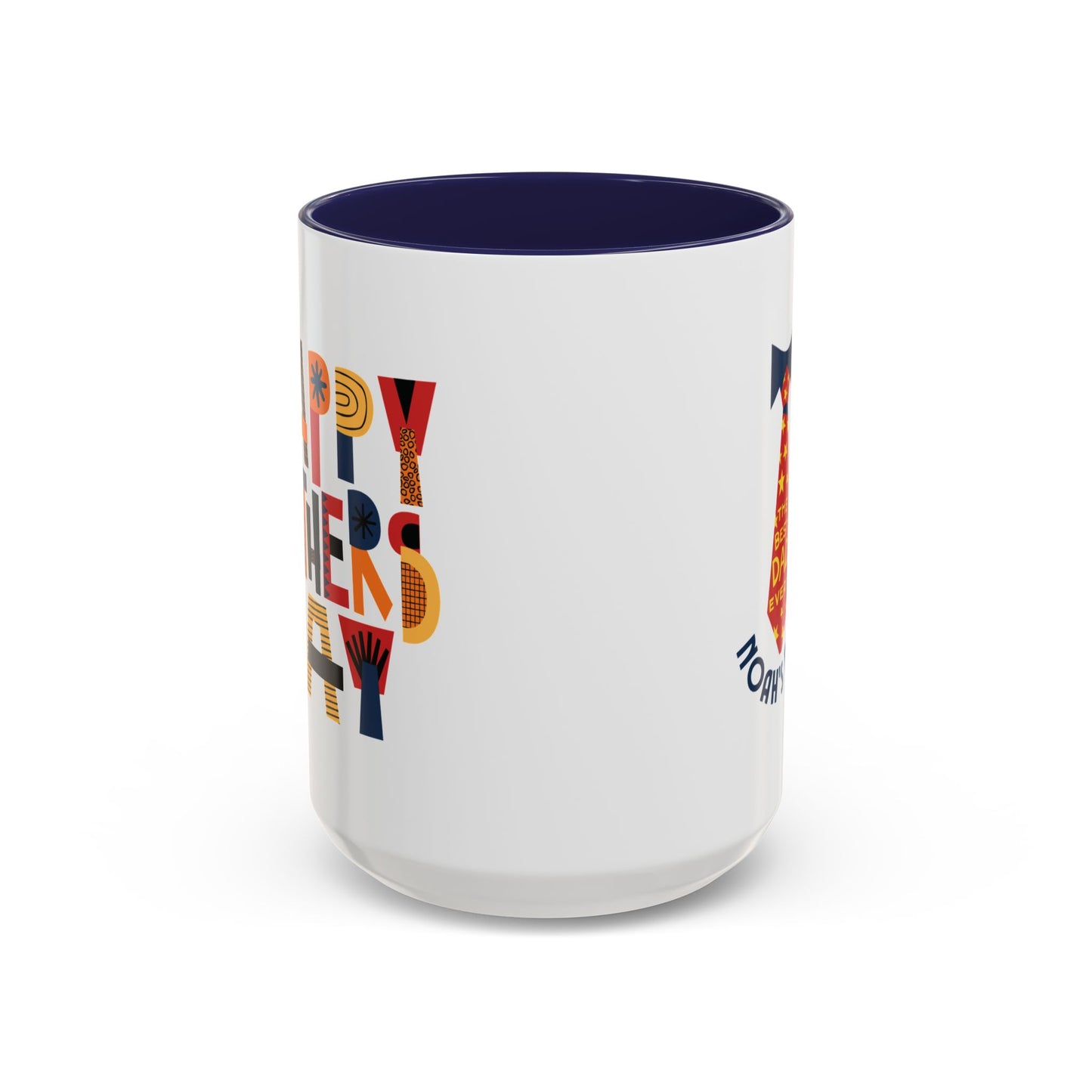 Personalized Father's Day Mug – Custom Name, Retro Design