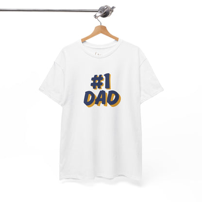 #1 Dad Cotton Tee - Perfect Father's Day Gift