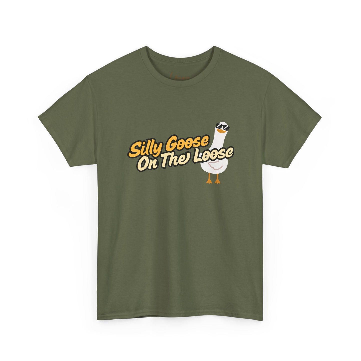 Silly Goose On The Loose Unisex Cotton Tee