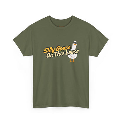 Silly Goose On The Loose Unisex Cotton Tee