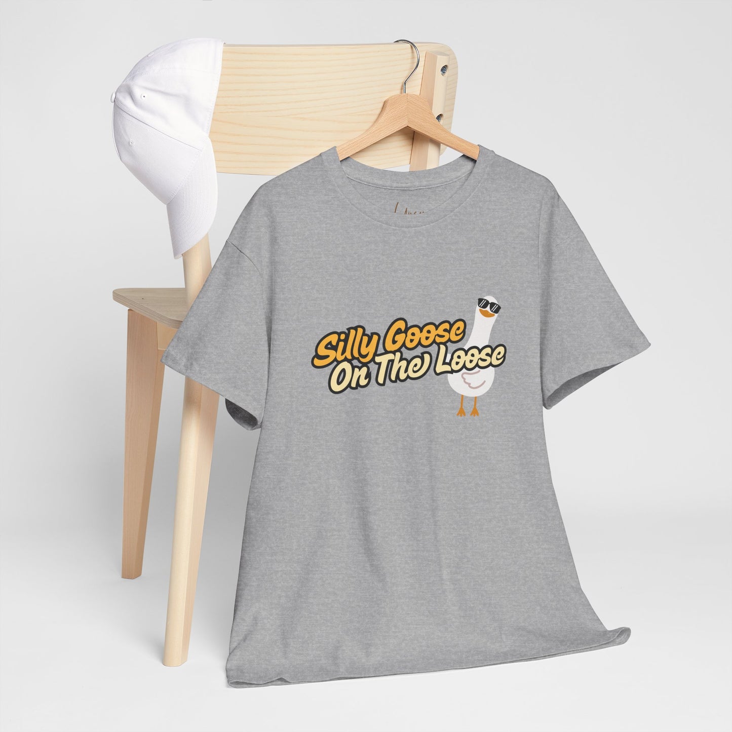 Silly Goose On The Loose Unisex Cotton Tee