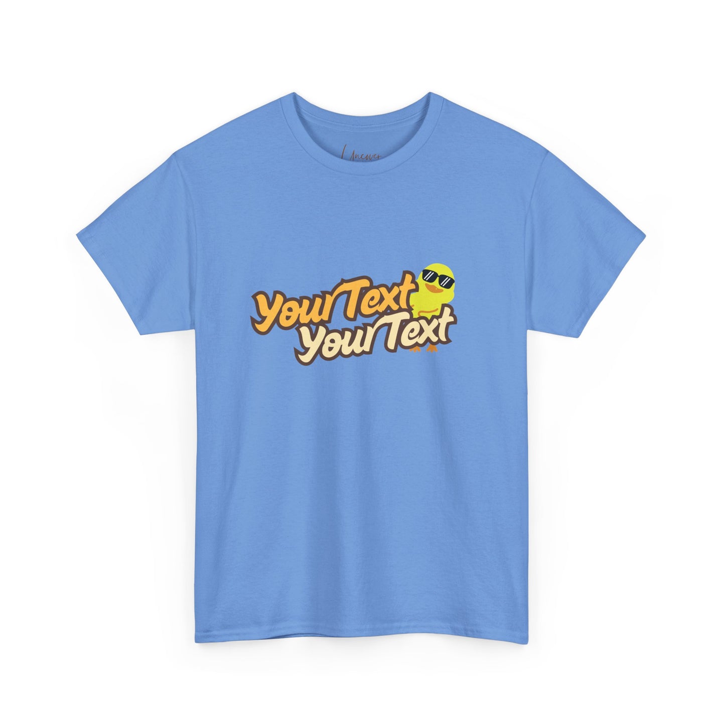 Personalized Unisex Quirky Duck Graphic Cotton Tee