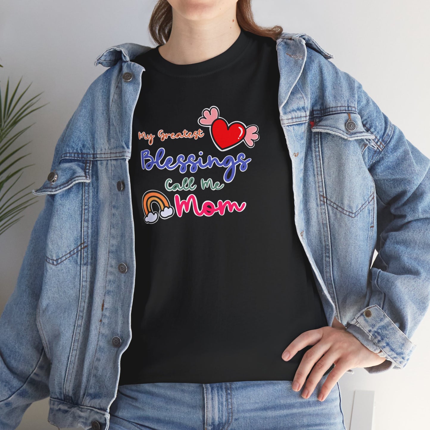 Mom Blessings Cotton Tee