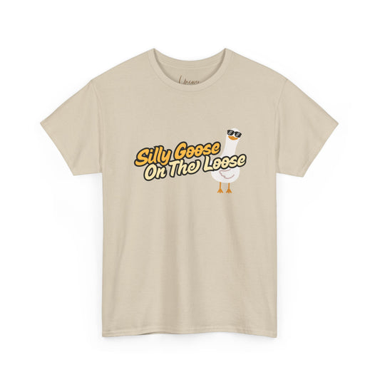 Silly Goose On The Loose Unisex Cotton Tee