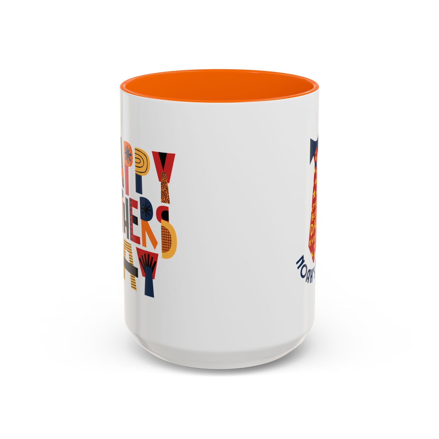 Personalized Father's Day Mug – Custom Name, Retro Design
