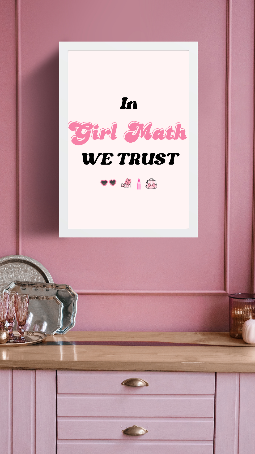 Girls' Trendy Printable Wall Art