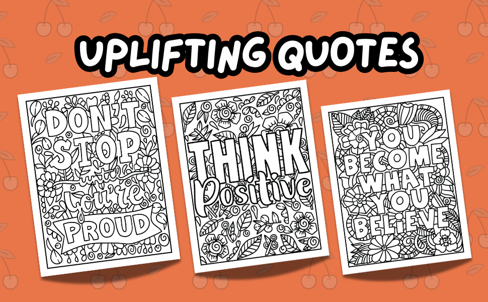 Quotes Coloring Book | Digital Download