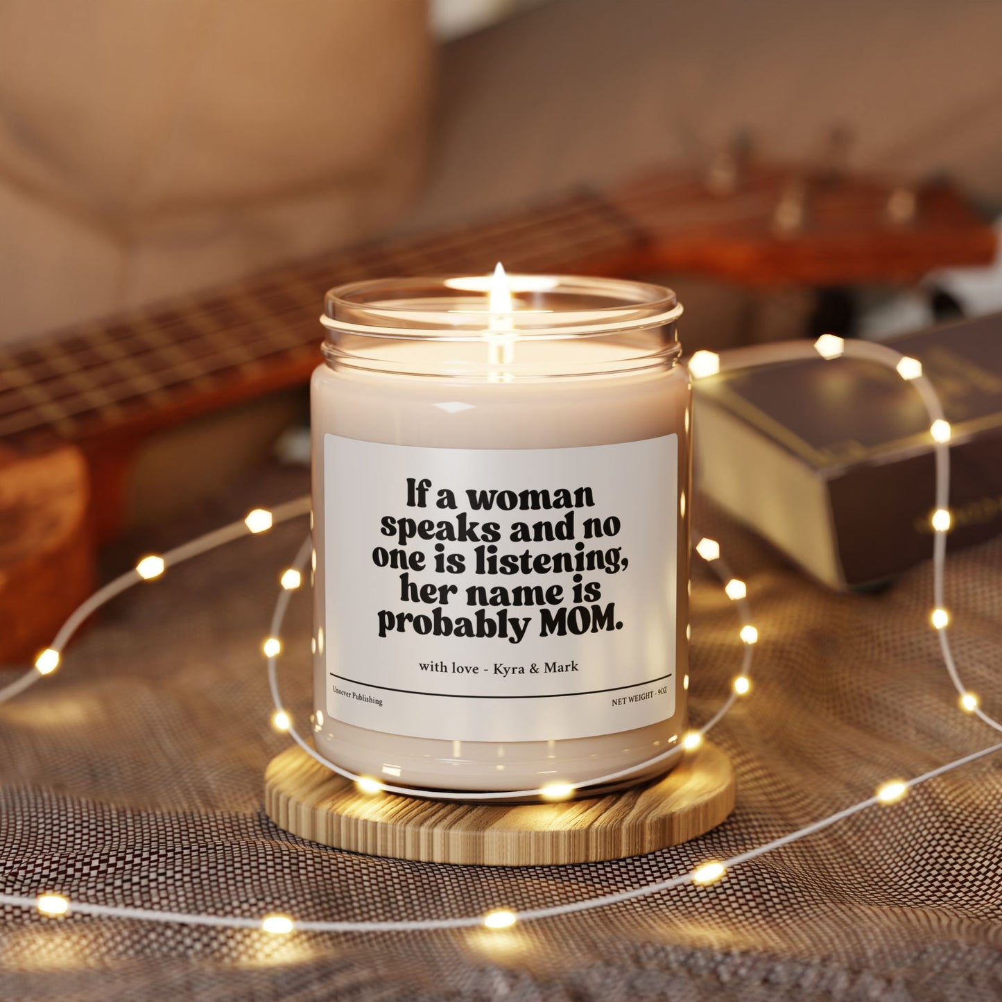 "Probably MOM" - Custom Quote Candle for Moms