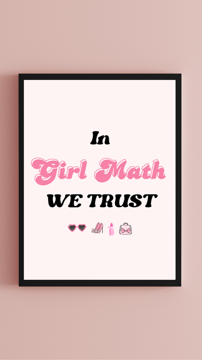 Girls' Trendy Printable Wall Art