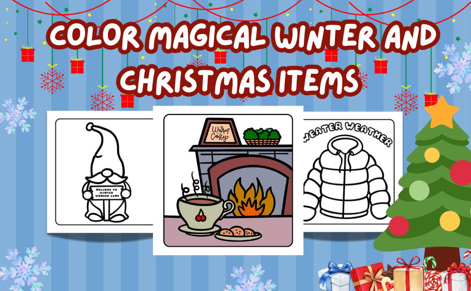 Winter Coloring Book | Digital Download