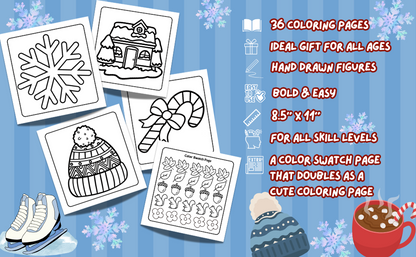 Winter Coloring Book | Digital Download