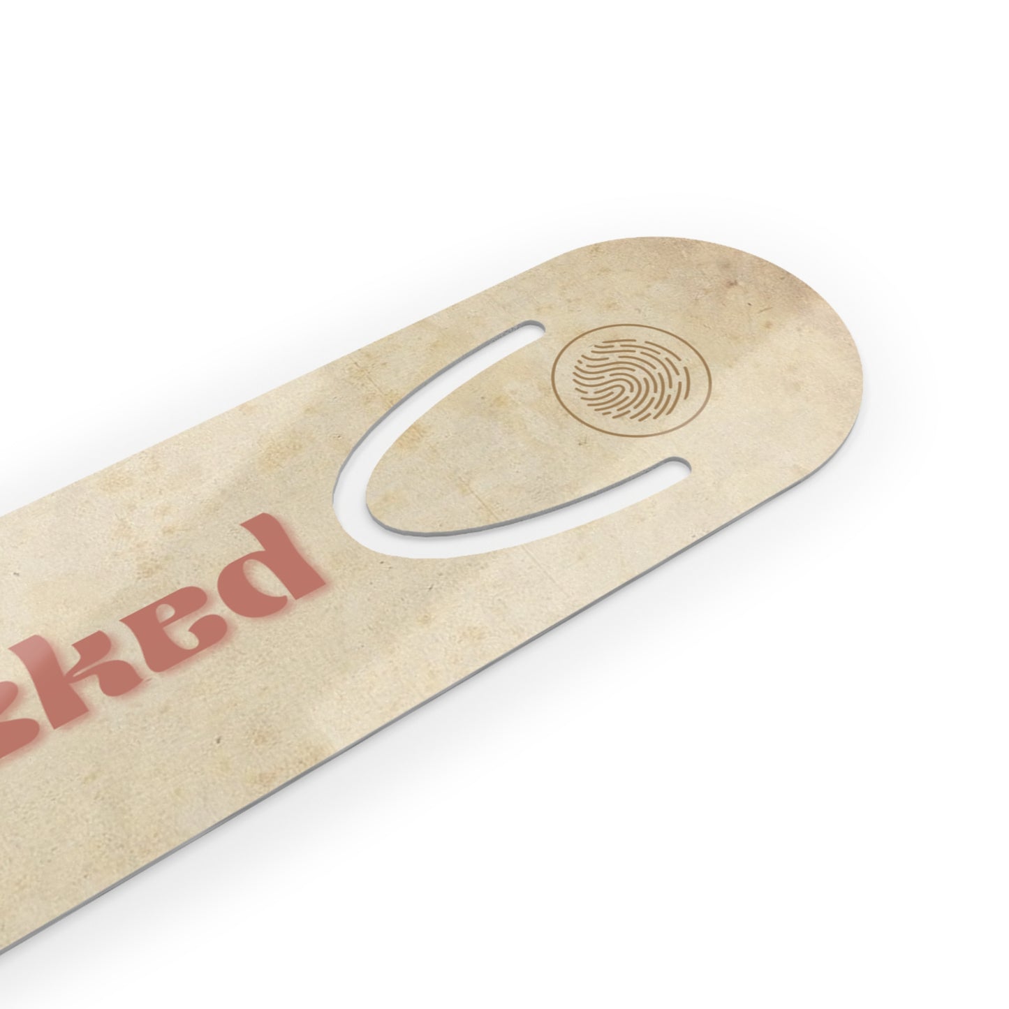 Stay Booked Aluminum Bookmark