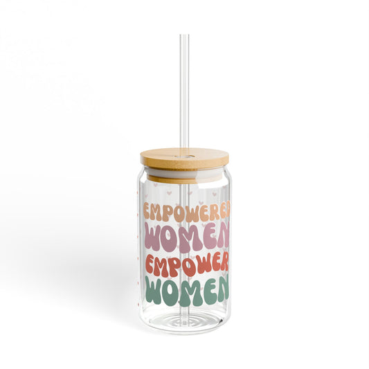 Empowered Women Glass Jar