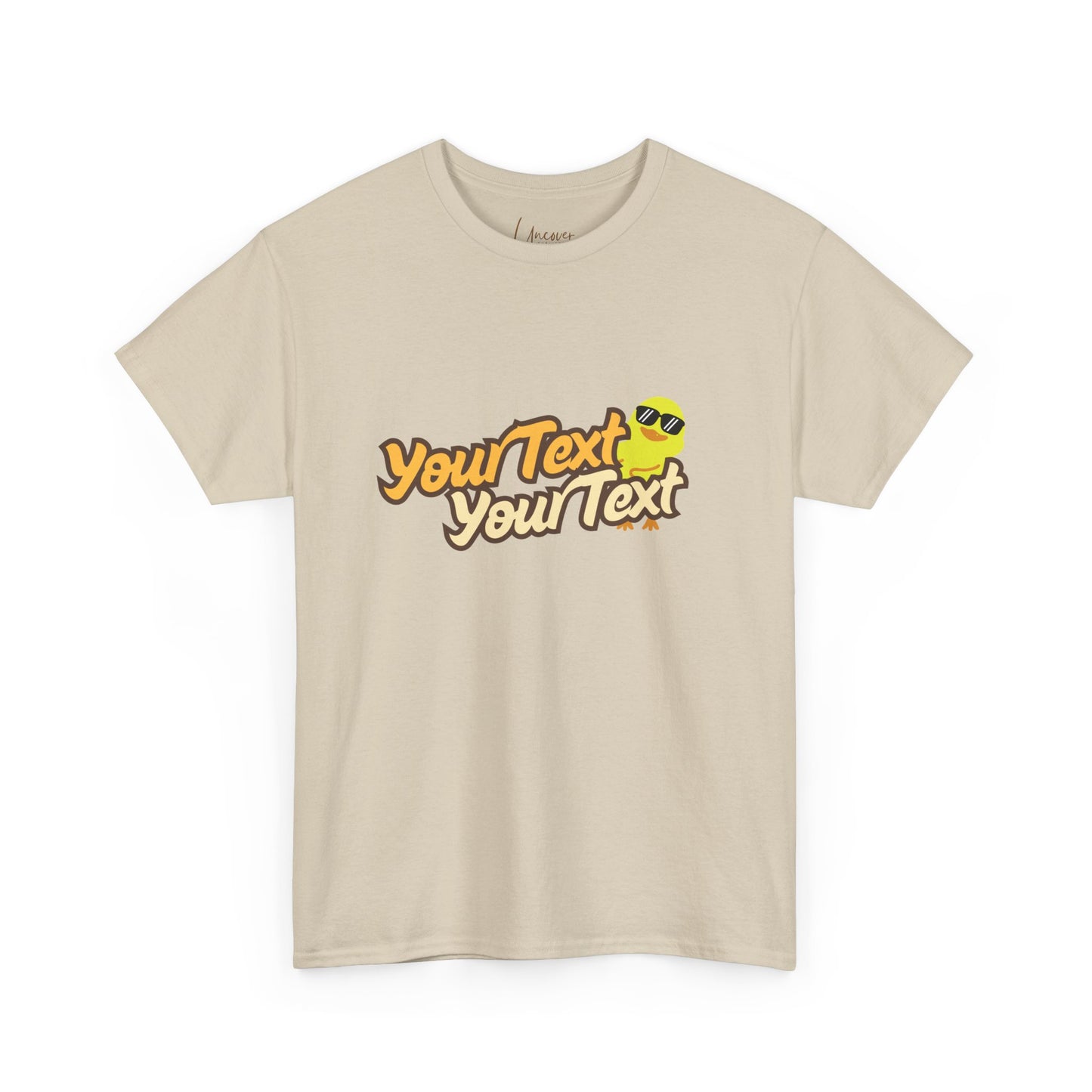 Personalized Unisex Quirky Duck Graphic Cotton Tee