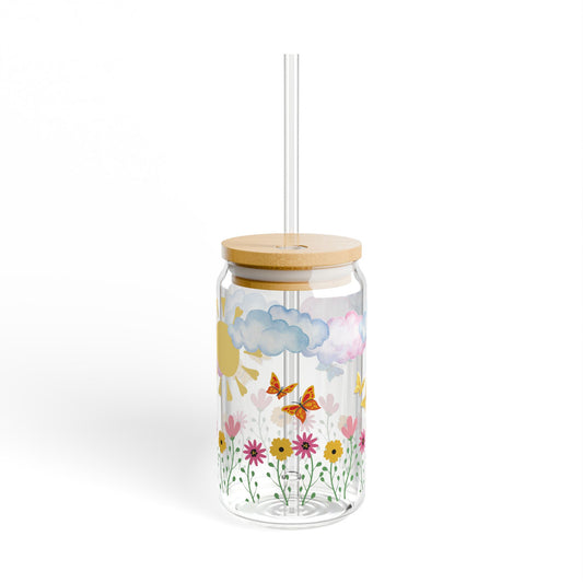 Colorful Nature Glass Jar