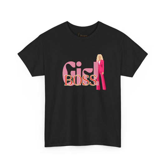Girl Boss Empowering Graphic Cotton Tee