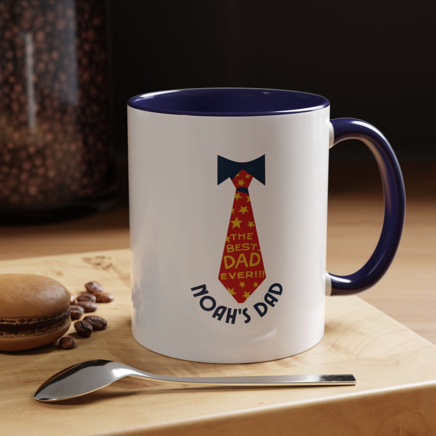 Personalized Father's Day Mug – Custom Name, Retro Design