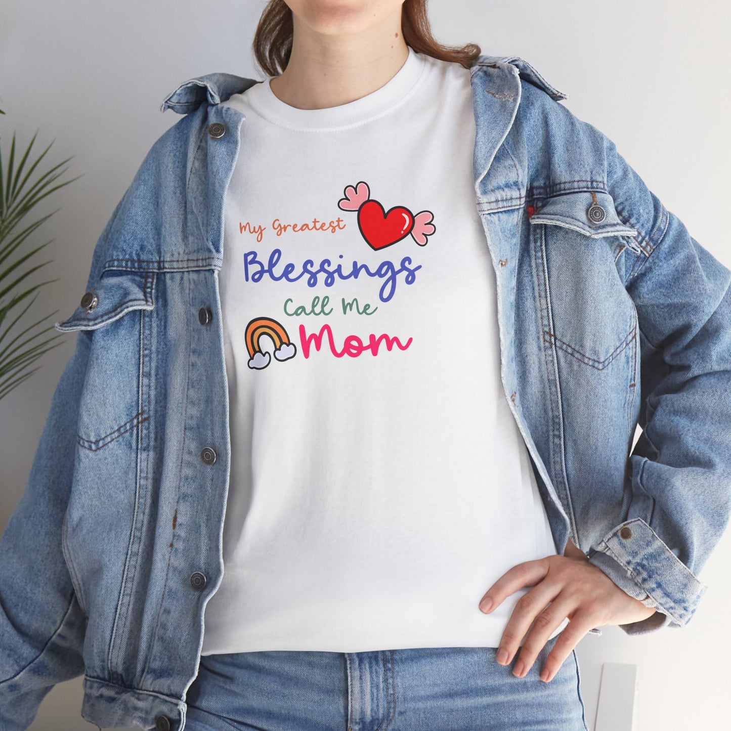 Mom Blessings Cotton Tee