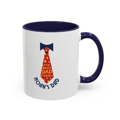 Personalized Father's Day Mug – Custom Name, Retro Design